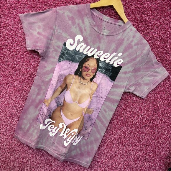 Saweetie purple tie dye size small - Picture 3 of 5